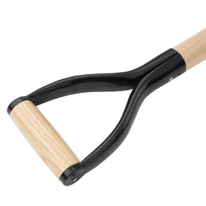 Stamped spade for transplanting, cutting and levelling land