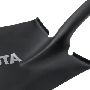 Stamped square shovel for transferring soil and manure