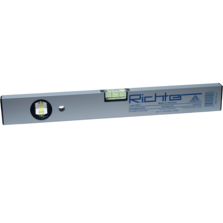 Spirit Level of anodised light metal