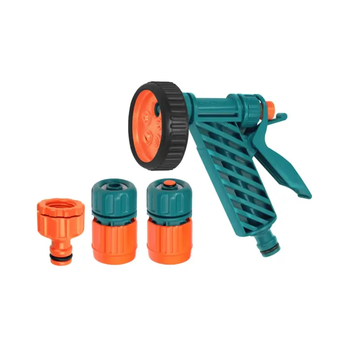 5-pattern shower spray gun with 1/2 connectors 6014
